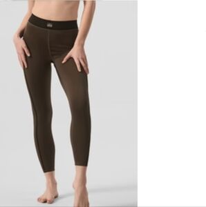 Brown ALO Airlift high-waist 7/8 line up